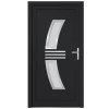 vidaXL Vchodové dveře antracitové 88 x 200 cm PVC