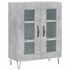 vidaXL Skříň highboard betonově šedá 69,5x34x180 cm kompozitní dřevo