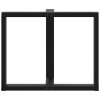 vidaXL Nohy k jídelnímu stolu ve tvaru T, 2 ks, černé, 90 x 35 x (72-73) cm, ocel