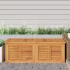vidaXL Zahradní úložný box s vložkou 150 x 50 x 55 cm masivní teak