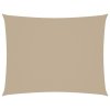 vidaXL Stínící plachta oxfordská látka obdélníková 5 x 6 m béžová