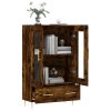 vidaXL Skříň highboard kouřový dub 69,5 x 31 x 115 cm kompozitní dřevo