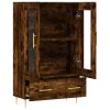vidaXL Skříň highboard kouřový dub 69,5 x 31 x 115 cm kompozitní dřevo