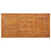 vidaXL Zahradní jídelní stůl 180 x 90 x 75 cm masivní akáciové dřevo