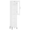 vidaXL Skříň highboard bílá 34,5 x 34 x 180 cm kompozitní dřevo
