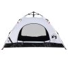 vidaXL Kempingový stan 2 osoby bílý zatemňovací látka rychloupínací