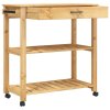 vidaXL Kuchyňský vozík MONZA 84 x 40 x 88,5 cm masivní borové dřevo