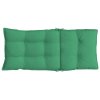 vidaXL Podušky na židli s vysokým opěradlem 6 ks zelené látka oxford