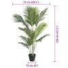 vidaXL Umělá palma zelená 120 cm PP