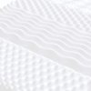 vidaXL Pěnová matrace bílá 140 x 210 cm 7 zón tvrdost 20 ILD