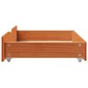 vidaXL Zásuvky pod postel 2 ks voskově hnědé 85x55x17cm masiv borovice