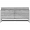 vidaXL Úložný box s víkem šedý sonoma 100x40x51,5 cm kompozitní dřevo