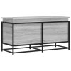 vidaXL Úložný box s víkem šedý sonoma 100x40x51,5 cm kompozitní dřevo