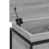vidaXL Úložný box s víkem šedý sonoma 100x40x51,5 cm kompozitní dřevo