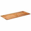 vidaXL Stolní deska 140 x 60 x (2,5–2,7) cm masivní akáciové dřevo