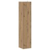 vidaXL Rohová skříňka dub artisan 33 x 33 x 165 cm kompozitní dřevo
