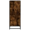 vidaXL Botník kouřový dub 48x38x97,5 cm kompozitní dřevo