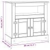 vidaXL TV stolek mexická borovice Corona 80x43x78 cm