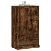 vidaXL Skříň highboard kouřový dub 60 x 35,5 x 103,5 kompozitní dřevo