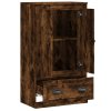 vidaXL Skříň highboard kouřový dub 60 x 35,5 x 103,5 kompozitní dřevo