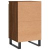 vidaXL Příborníky 2 ks hnědý dub 40 x 35 x 70 cm kompozitní dřevo