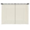vidaXL Altán se závěsy krémový 3 x 3 m ocel