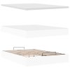 vidaXL Osmanský rám postele s matrací bílý 140x200cm umělá kůže