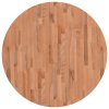 vidaXL Stolní deska Ø 90 x 1,5 cm kulatá masivní bukové dřevo