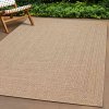 vidaXL Koberec ZIZUR 200 x 200 cm jutový vzhled interiér i exteriér