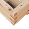 vidaXL Zahradní truhlík 110 x 60 x 26,5 cm masivní borové dřevo