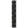 vidaXL Nohy barového stolu ve tvaru U, 2 ks, černé, 50 x (100-101) cm, ocel