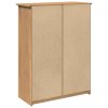 vidaXL Botník Panama 80 x 35 x 105 cm masivní borové dřevo
