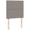 vidaXL Osmanský postel s matrací taupe 90x200 cm textil