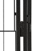 vidaXL 40panelová ohrádka pro psy černá 50 x 100 cm práškovaná ocel