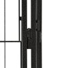 vidaXL 24panelová ohrádka pro psy černá 50 x 100 cm práškovaná ocel