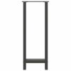 vidaXL Nohy k barovému stolu antracitové 2 ks 40 x (100-101) cm ocelové