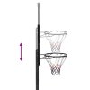vidaXL Basketbalový koš s průhlednou deskou 256–361 cm polykarbonát