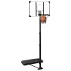 vidaXL Basketbalový koš s průhlednou deskou 256–361 cm polykarbonát