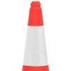 vidaXL Reflexní dopravní kužely s těžkými základnami 10 ks 75 cm
