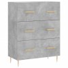 vidaXL Skříň highboard betonově šedá 69,5x34x180 cm kompozitní dřevo