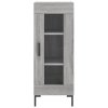 vidaXL Skříň highboard šedá sonoma 34,5 x 34 x 180 cm kompozitní dřevo