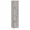 vidaXL Skříň highboard šedá sonoma 34,5 x 34 x 180 cm kompozitní dřevo