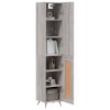 vidaXL Skříň highboard šedá sonoma 34,5 x 34 x 180 cm kompozitní dřevo