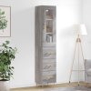 vidaXL Skříň highboard šedá sonoma 34,5 x 34 x 180 cm kompozitní dřevo