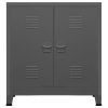 vidaXL Industriální úložná skříň antracitová 90 x 40 x 100 cm ocel