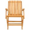 vidaXL Skládací zahradní židle 2 ks 61x67x90 cm masivní teakové dřevo