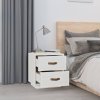 vidaXL Noční stolky 2 ks bílé 40 x 34 x 45 cm masivní borové dřevo