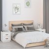 vidaXL Noční stolky 2 ks bílé 40 x 34 x 45 cm masivní borové dřevo