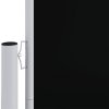 vidaXL Zatahovací boční markýza černá 220 x 1 000 cm