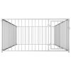 vidaXL Venkovní psí kotec 200 x 400 x 100 cm